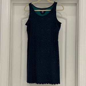 Title Nine Navy Sleeveless Mini Dress